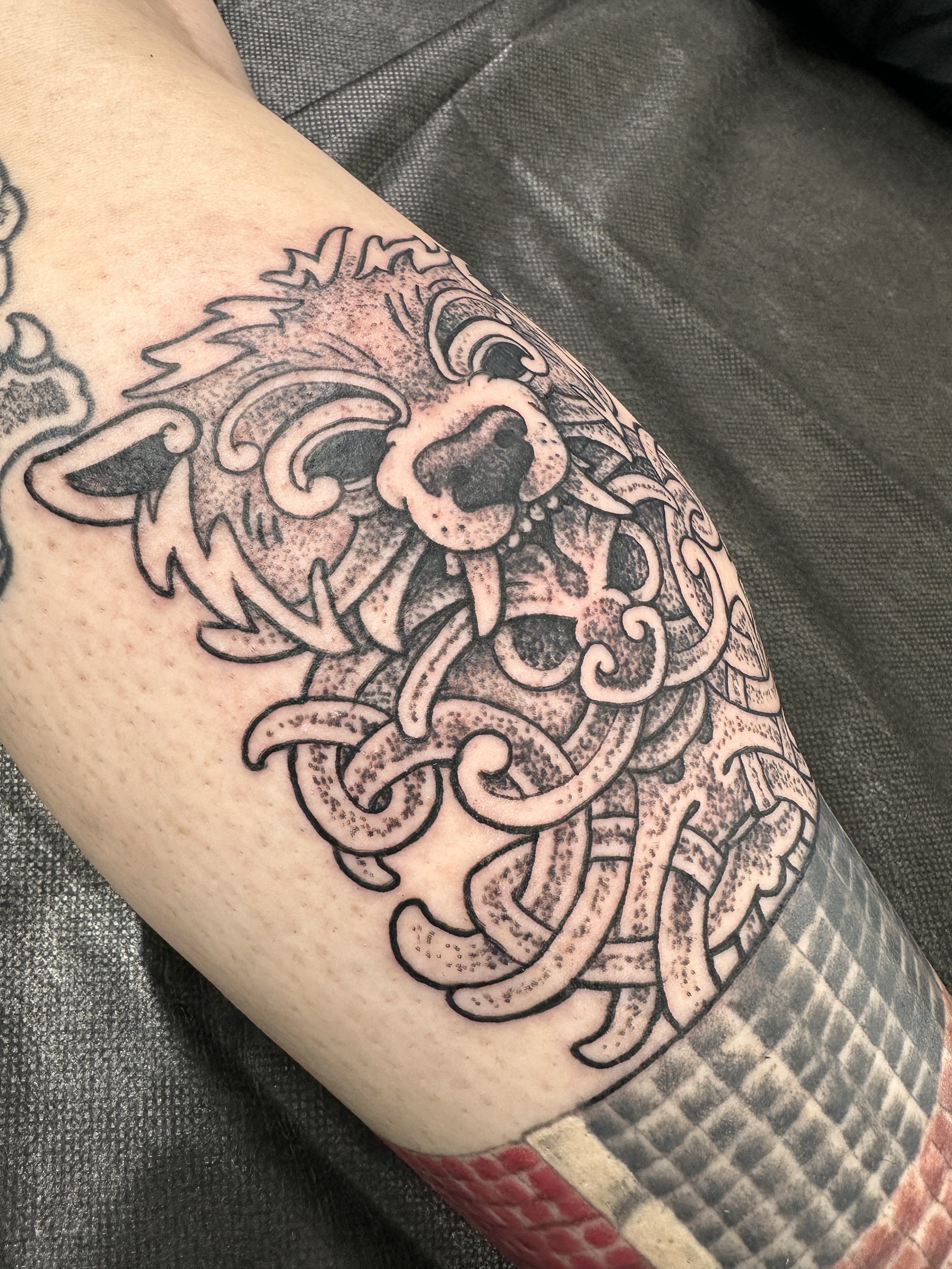 Wolf Berzerker tattoo