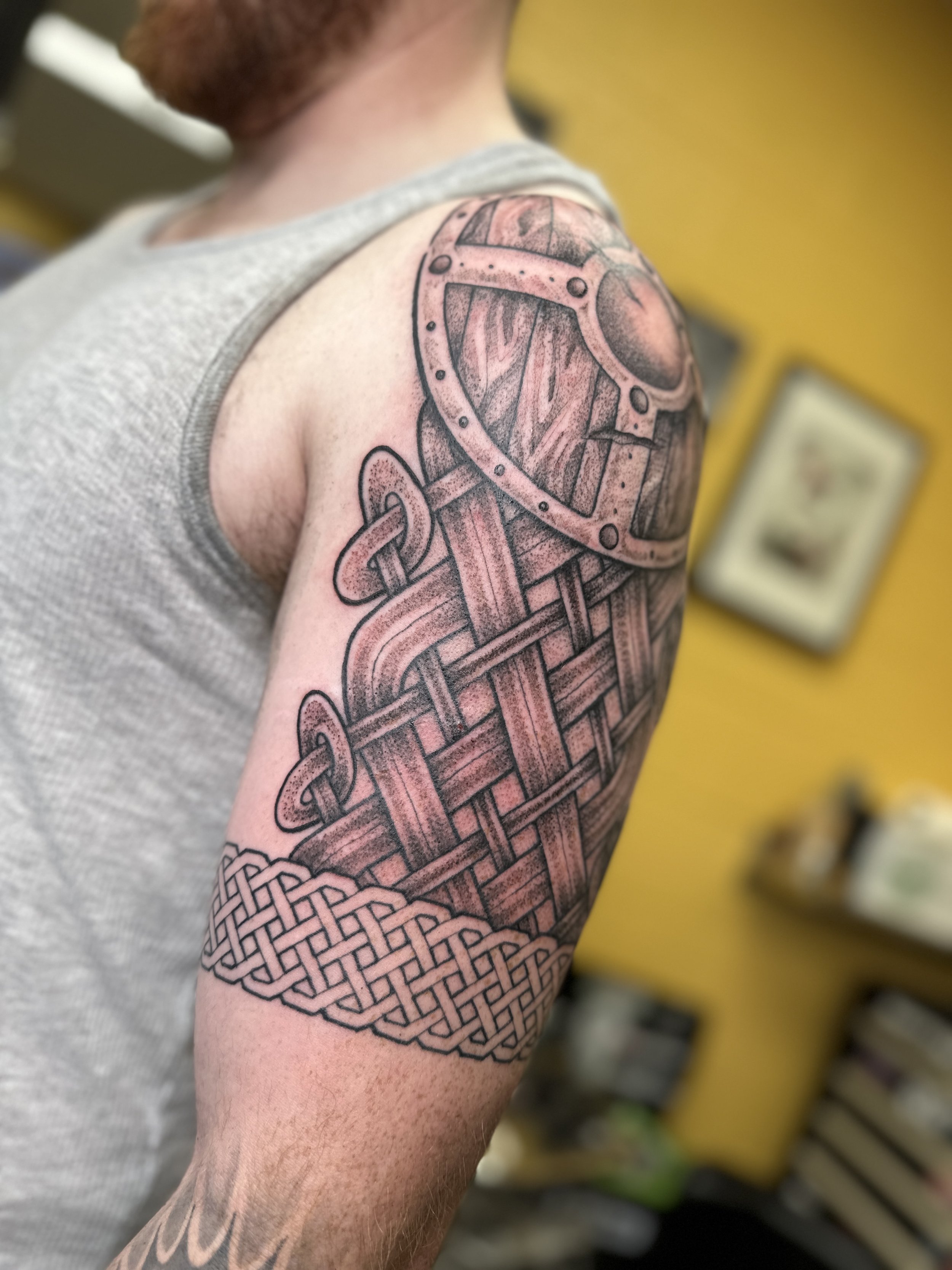 Celtic Viking half Sleeve Tattoo