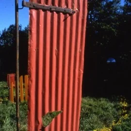 Detail of Gate Spiral, sculptural installation,Lumdsden, Scotland . Paula Brett