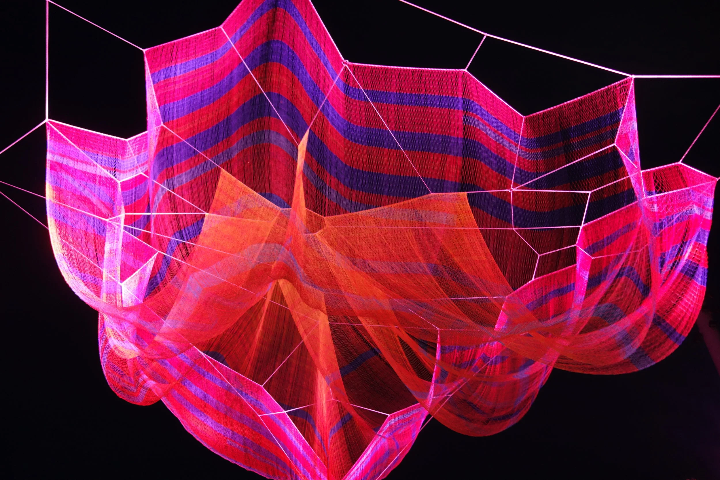 "Where We Met" Janet Echelman, photo credit Jenny Carey 