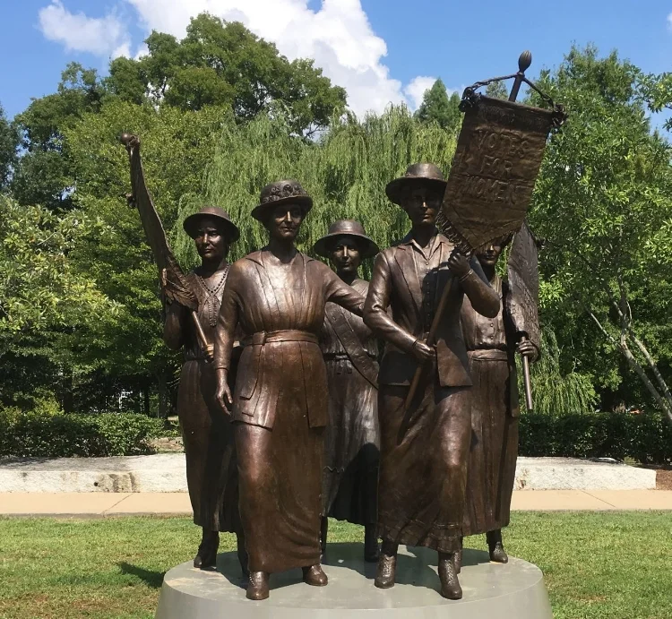 Courtesy of LeQuire Gallery ; Tennessee Woman Suffrage Monument;