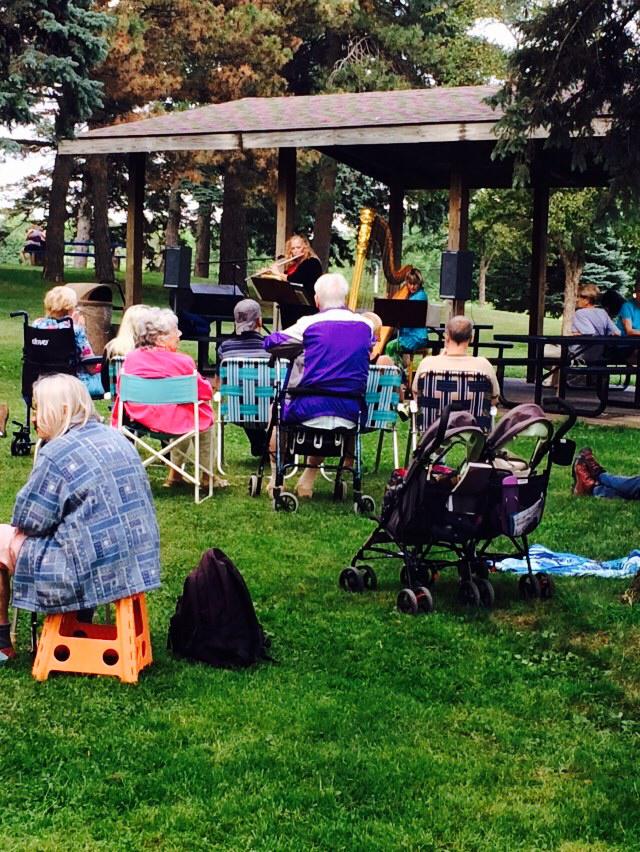 Our city's Farmers Market attracting people of all ages.