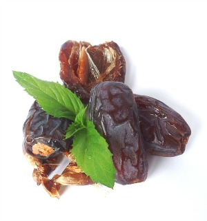 Fresh dates and crispy nuts make for a great snack alone or together!
