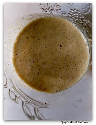 Freshly fed starter. It should be very active and bubbly.