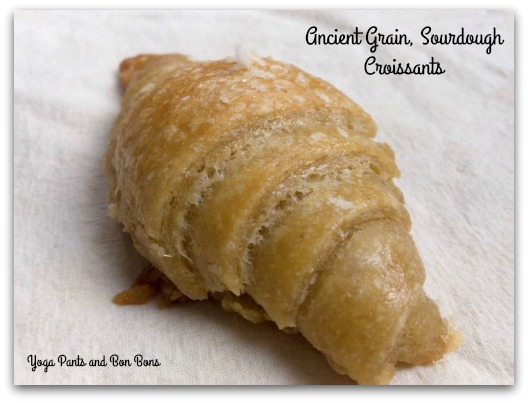 Lots of flaky layers in these ancient grain croissants.