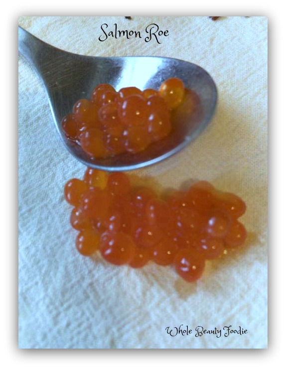 Salmon Roe, uncured.