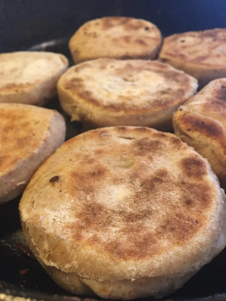 beautiful browning english muffins.jpg