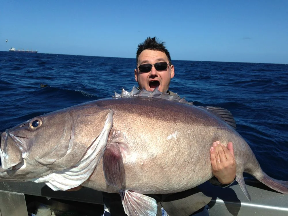 October 2013 Madness!  BIG Hapuka and Top Water Kingfish