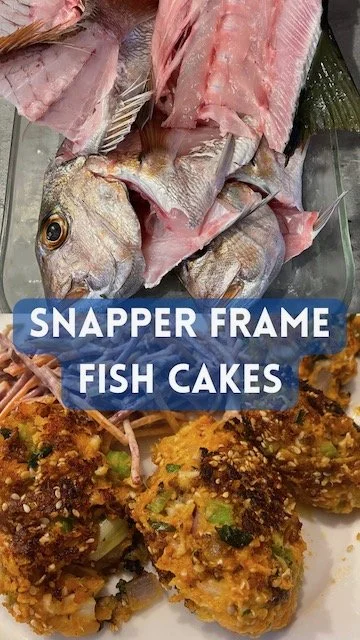 Snapper Frame Fish Cakes