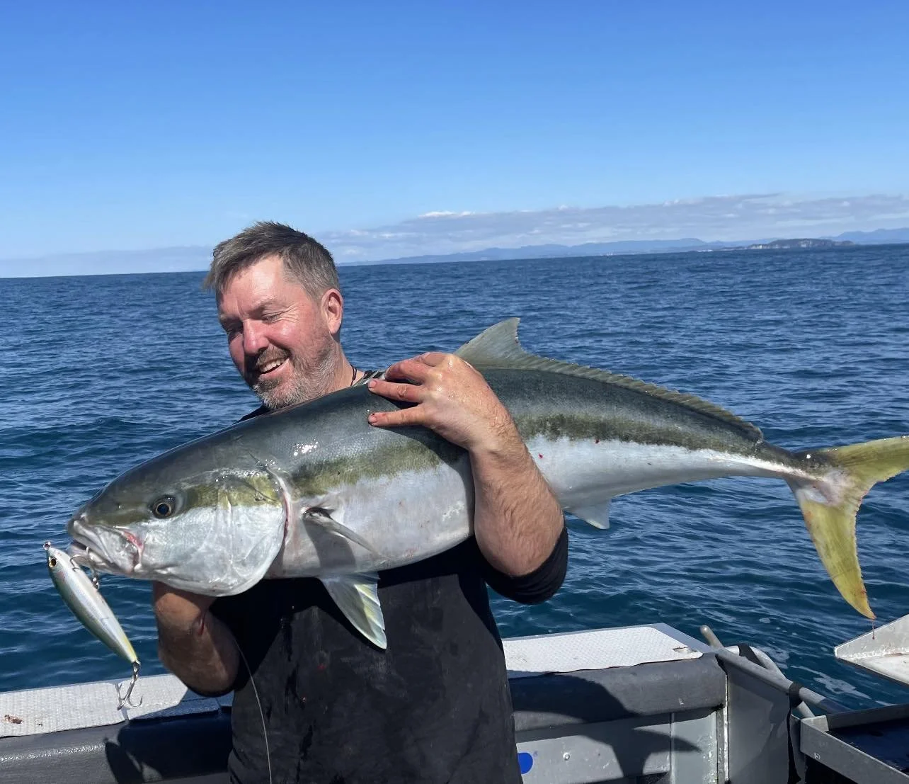 Big Kingfish on Top Water