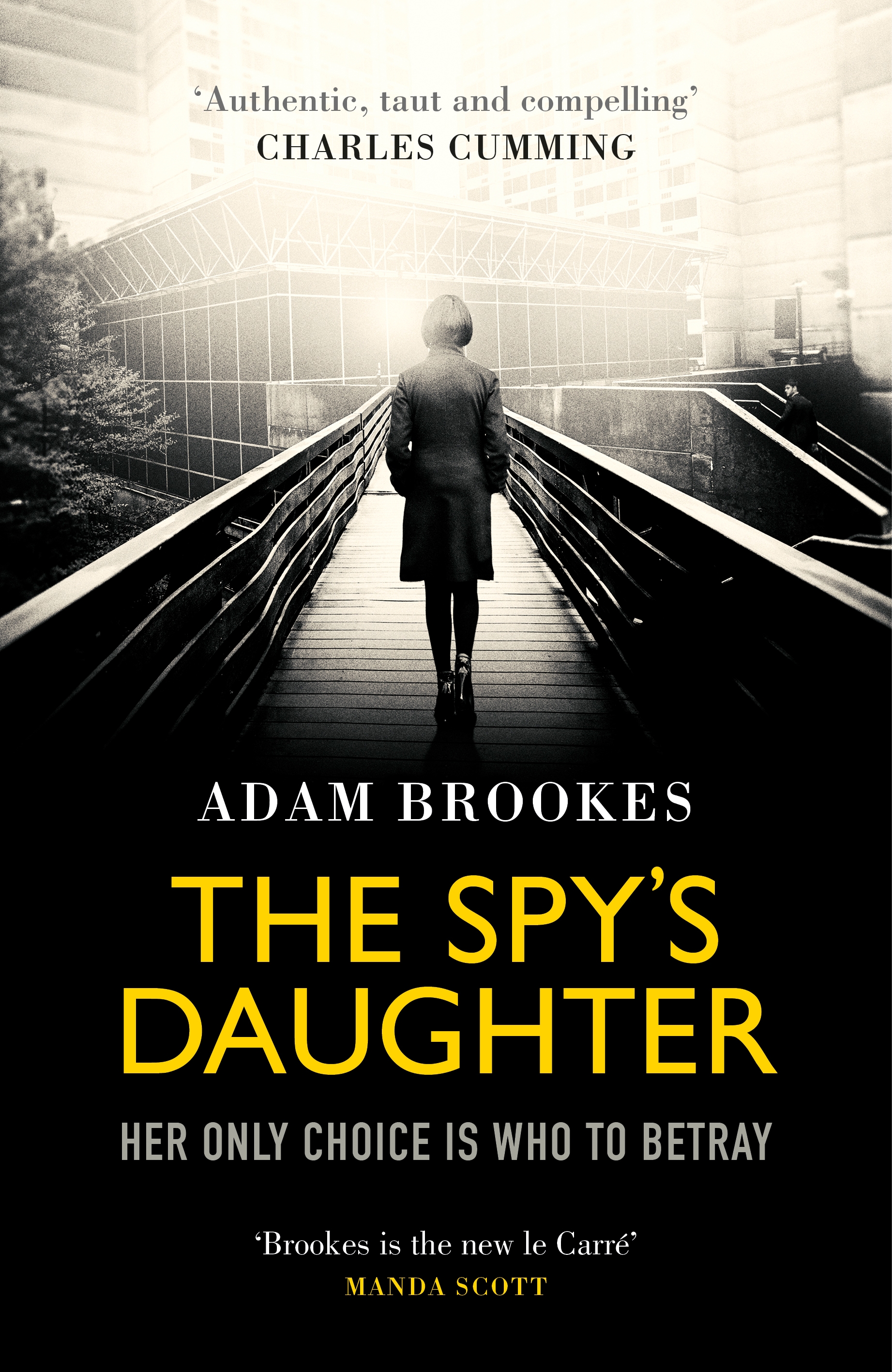 The Spy's Daughter book cover. Author: Adam Brookes