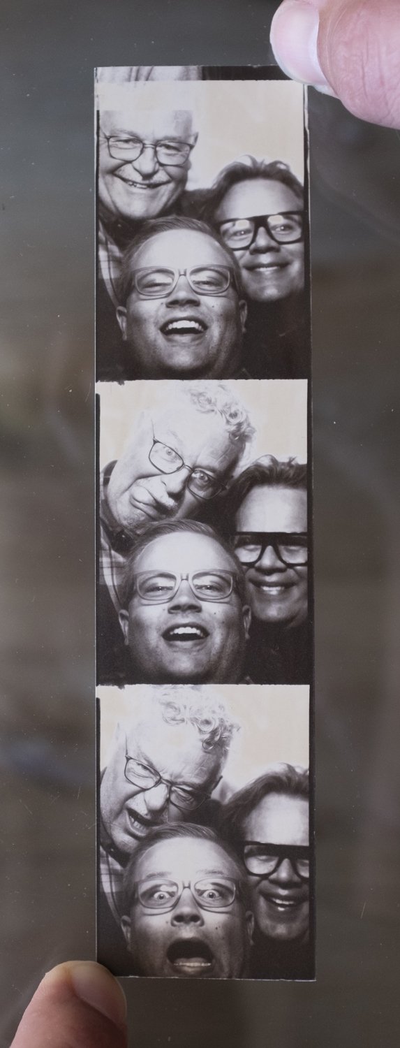  We absolutely crammed ourselves into the last operational black and white photobooth in the Southern hemisphere (near Flinders St Station) to get these. 