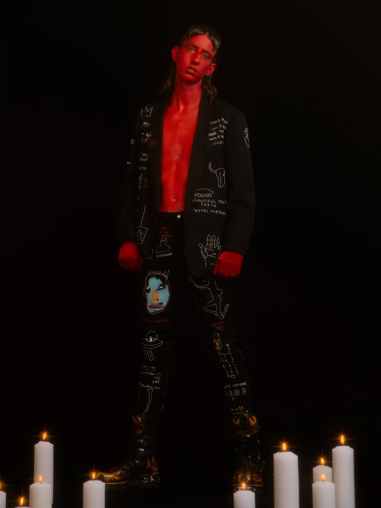  Published in King Kong Magazine  Styling - Kurt Johnson  Photography - Phebe Schmidt  Makeup - Rob Povey  Hair - Curly Siouxsie  Model - @emogirl6666    