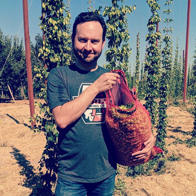 Join me tomorrow to harvest hops at @capracopia farm in Sebastopol. Take a mental health day from work and enjoy the beautiful aroma of the farm and some good ol' manual labor. Message me if you are interested. I'm sure there will be beer drinking involved, and bringing home some fresh hops for your weekend brew.