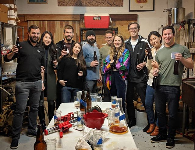 The first of the SF Beer Week #brewityourselfsf class beers got bottled tonight. A great IPA, stout, and amber. Awesome job everyone!