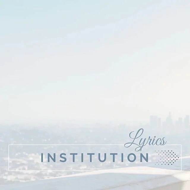 In the last post, i talked about the message of Institution. ⠀⠀⠀⠀⠀⠀⠀⠀⠀⠀⠀
Now I decided to share the lyrics with you. 💙
⠀⠀⠀⠀⠀⠀⠀⠀⠀⠀⠀
Looking forward to hearing your thoughts on it. ⠀⠀⠀⠀⠀⠀⠀⠀⠀⠀⠀
#newreleasefriday #may15th #institution #lyrics