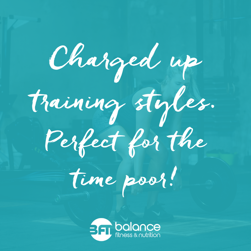 TRAINING STYLES FOR THE TIME POOR