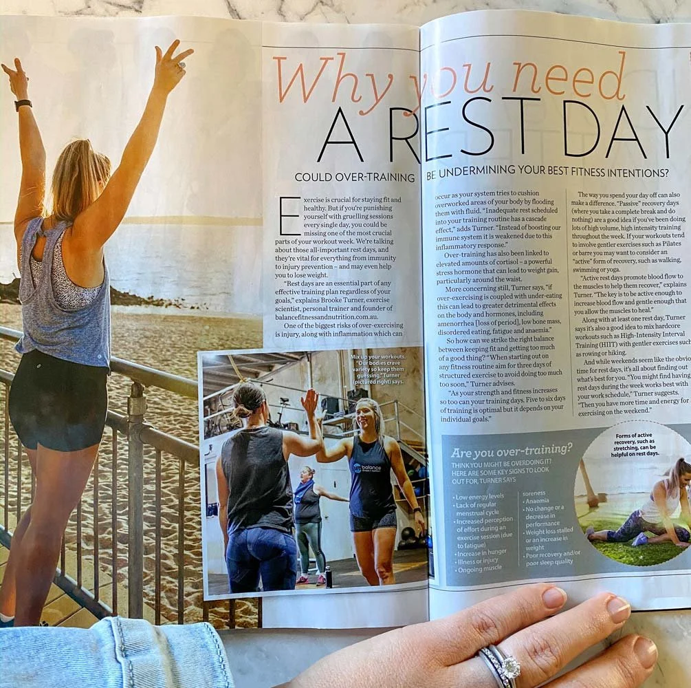 Brooke Turner written feature 'Why you need a rest day' in WHO Magazine