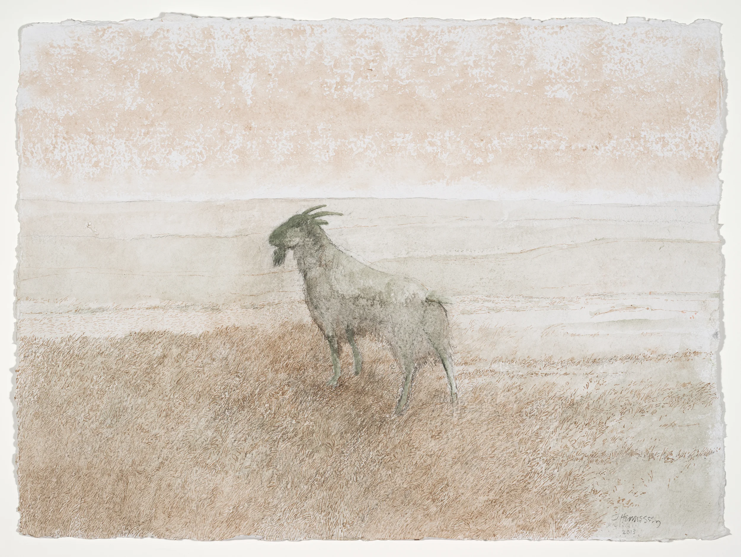 Kilorglin, 2013, mixed media on paper, 22"x30"