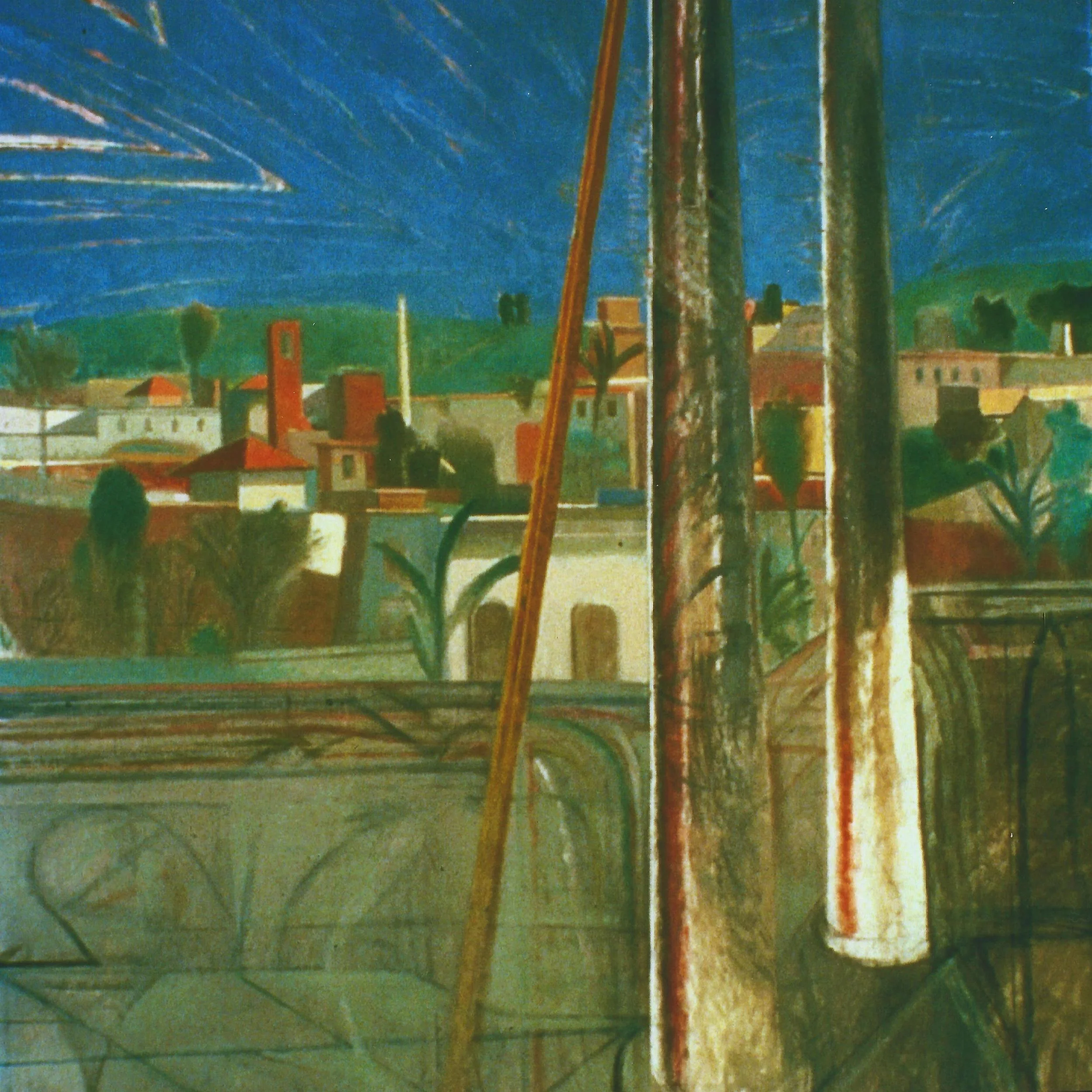 Farnesina, 1993, oil on canvas, 66" x 60"