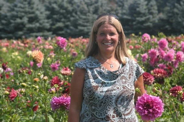 Janet (Koop) Brondyke at her farm in Hamilton, Michigan