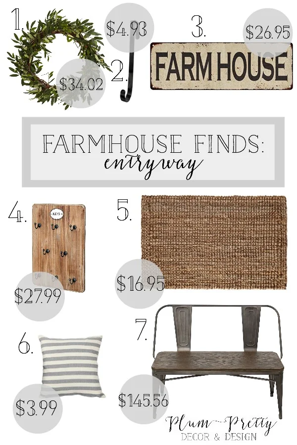 Plum Pretty Decor Design Co Friday Farmhouse Finds Affordable