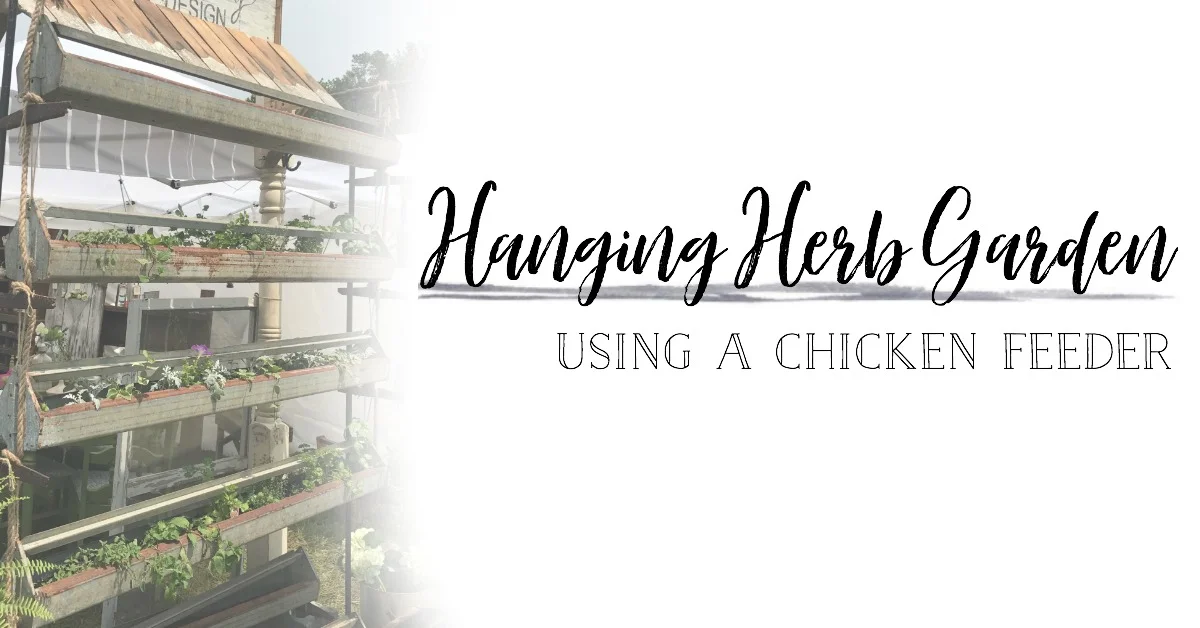 Plum Pretty Decor Design Co Hanging Herb Garden Using A Chicken