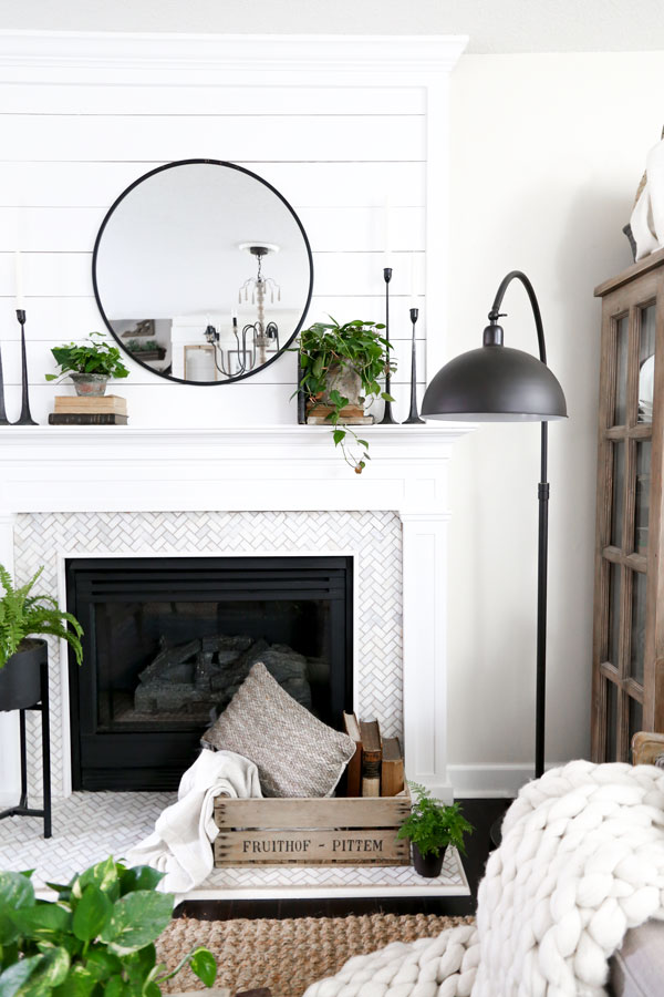 Design Co Spring Living Room Update, Modern Farmhouse Fireplace Ideas