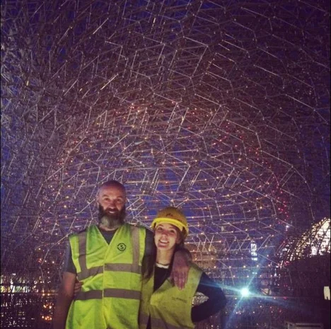 Article on lighting the UK Pavilion with Wolfgang Buttress