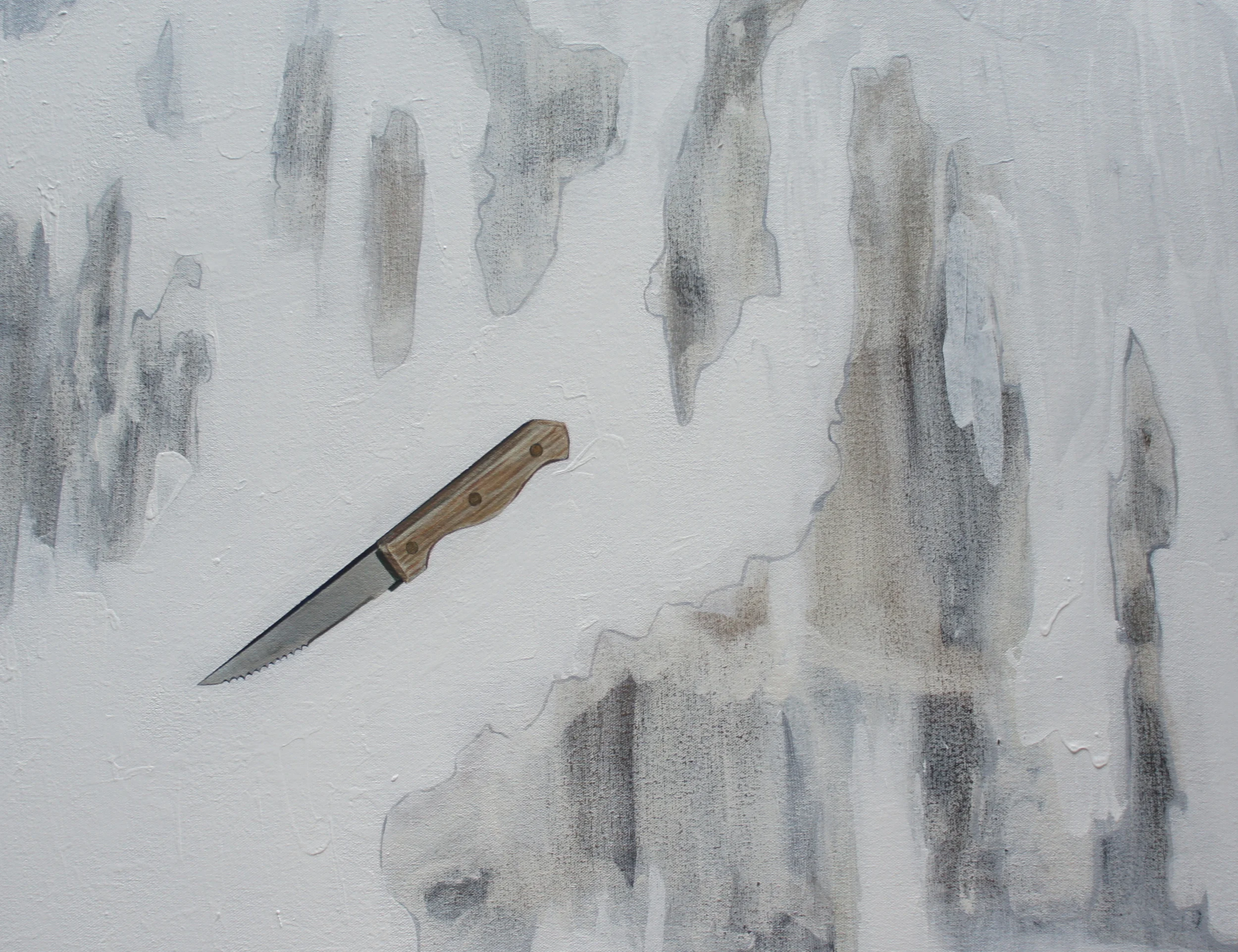 Voiding Knife In White