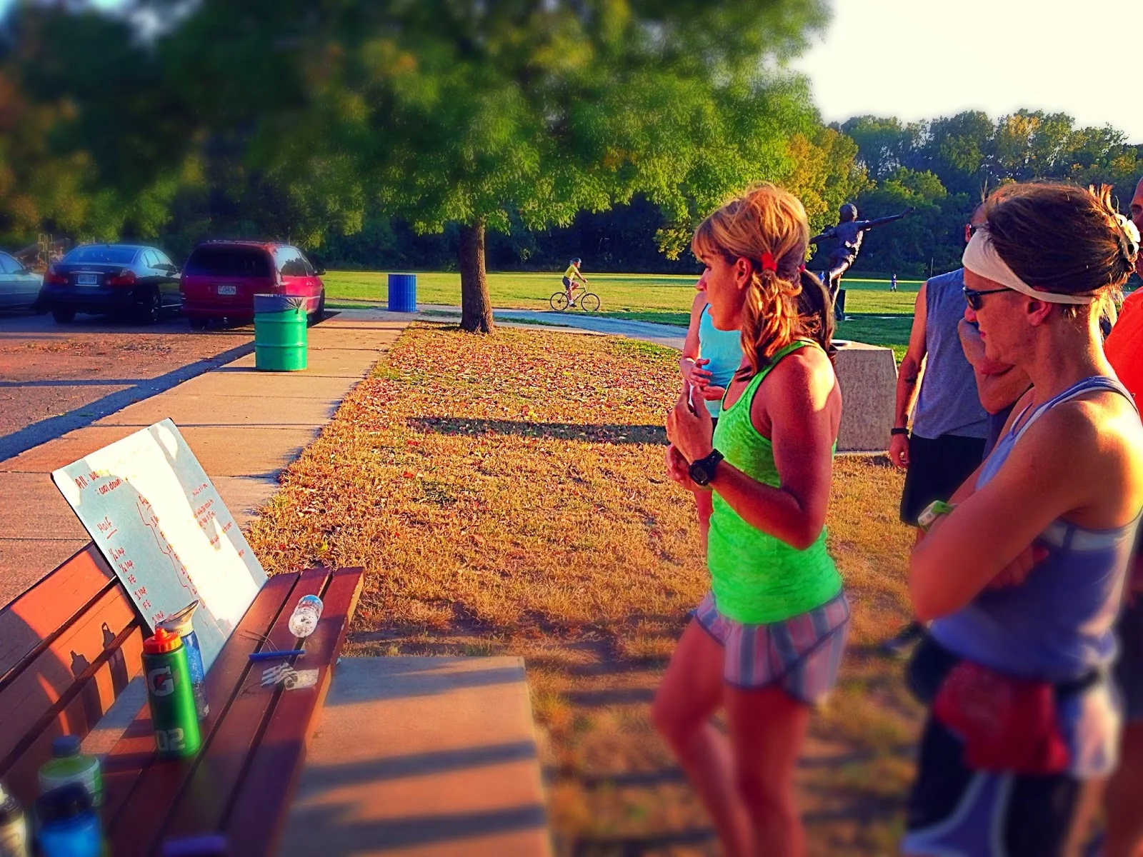 Amy coaching at an RRKC speed session.