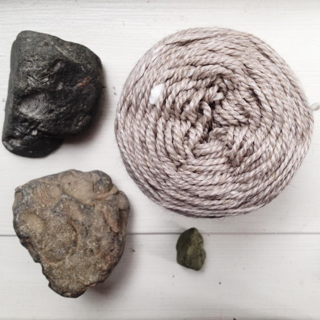 And look at this amazing yarn I get to use! It's The Fibre Co.'s Acadia in Sand and it the softest, most luxe alpaca/merino/silk I've ever gotten to work with. 