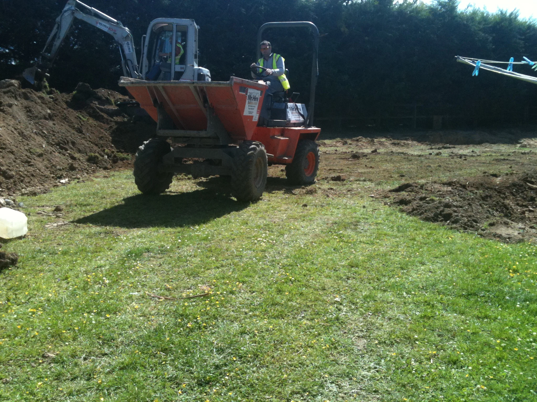 Dumper and driver landscaping.JPG
