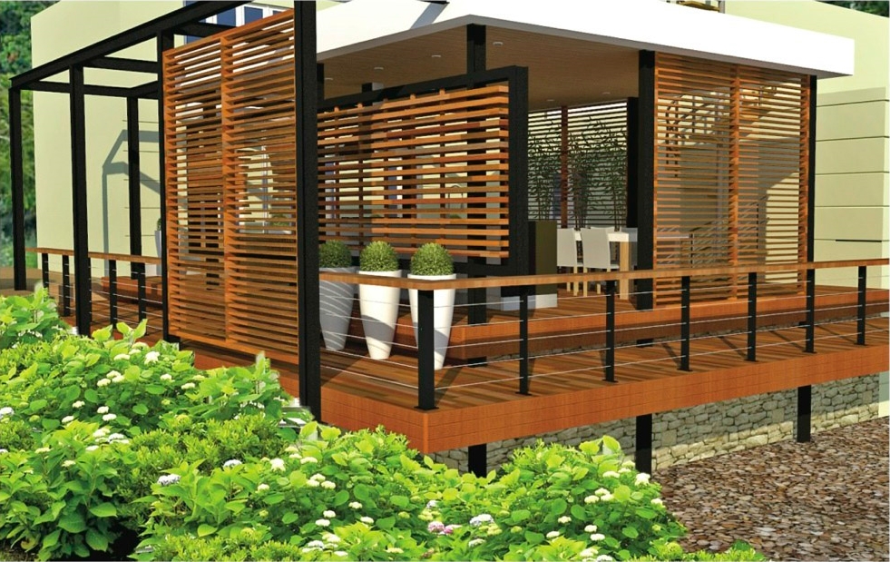 outdoor 3D room design