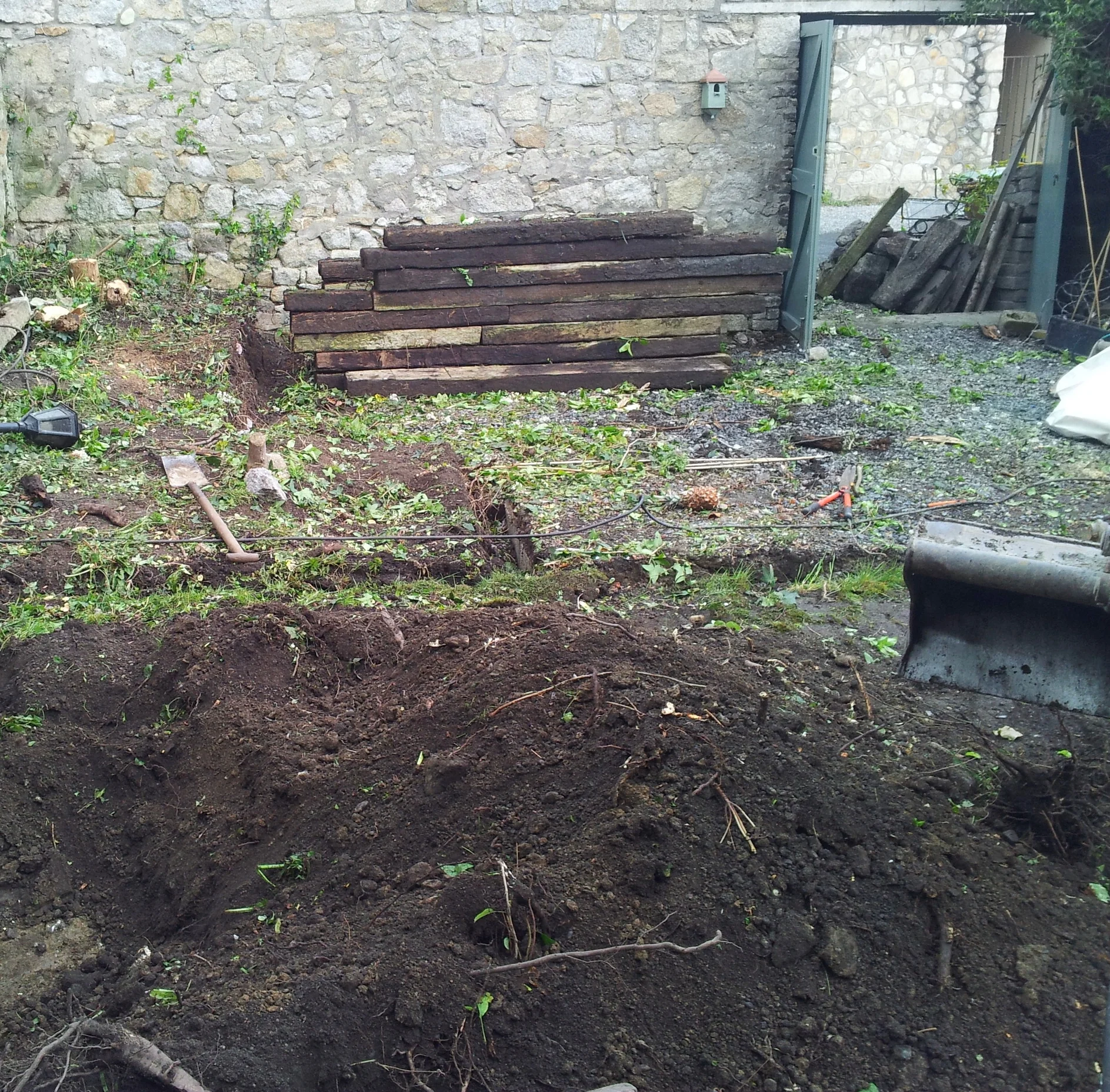 Garden before Landscaping