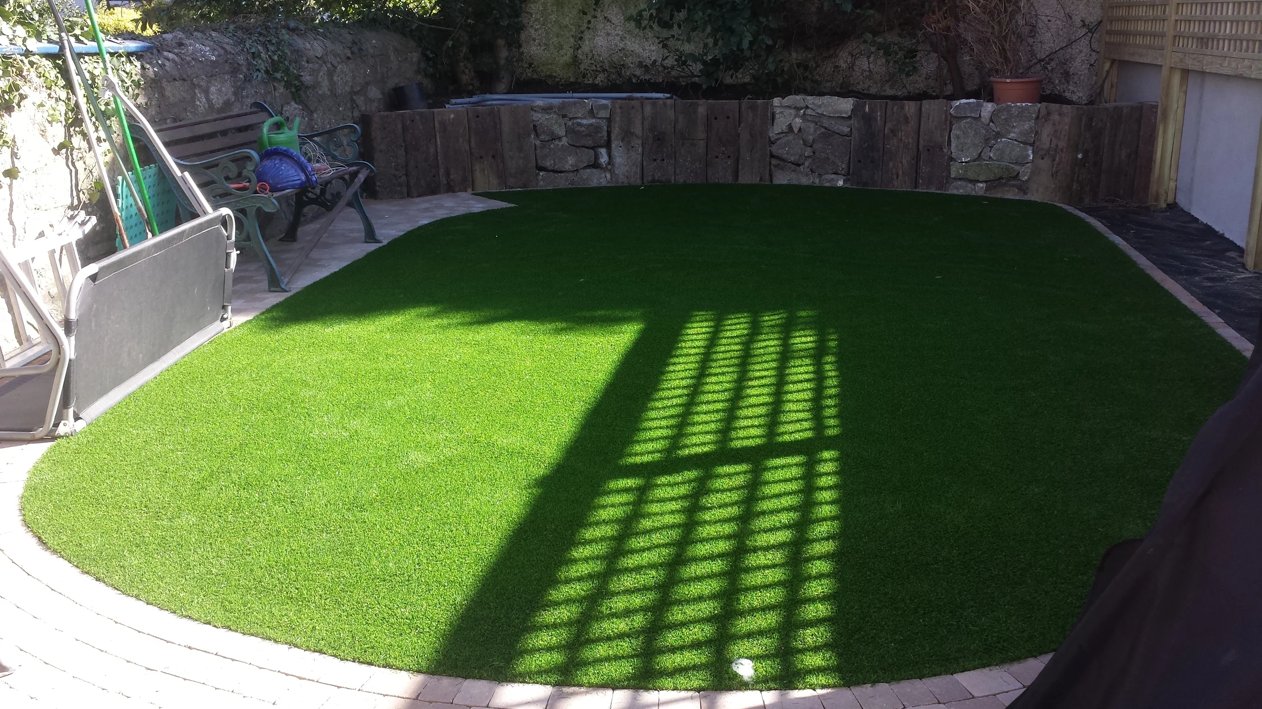 Perfect green lawn