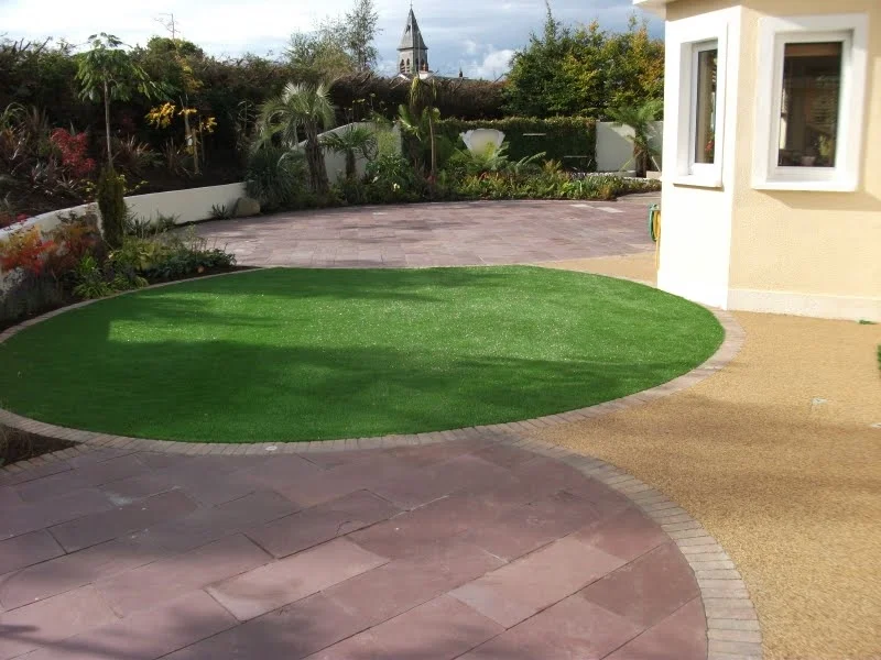 artificial grass circle and landscaping.jpg