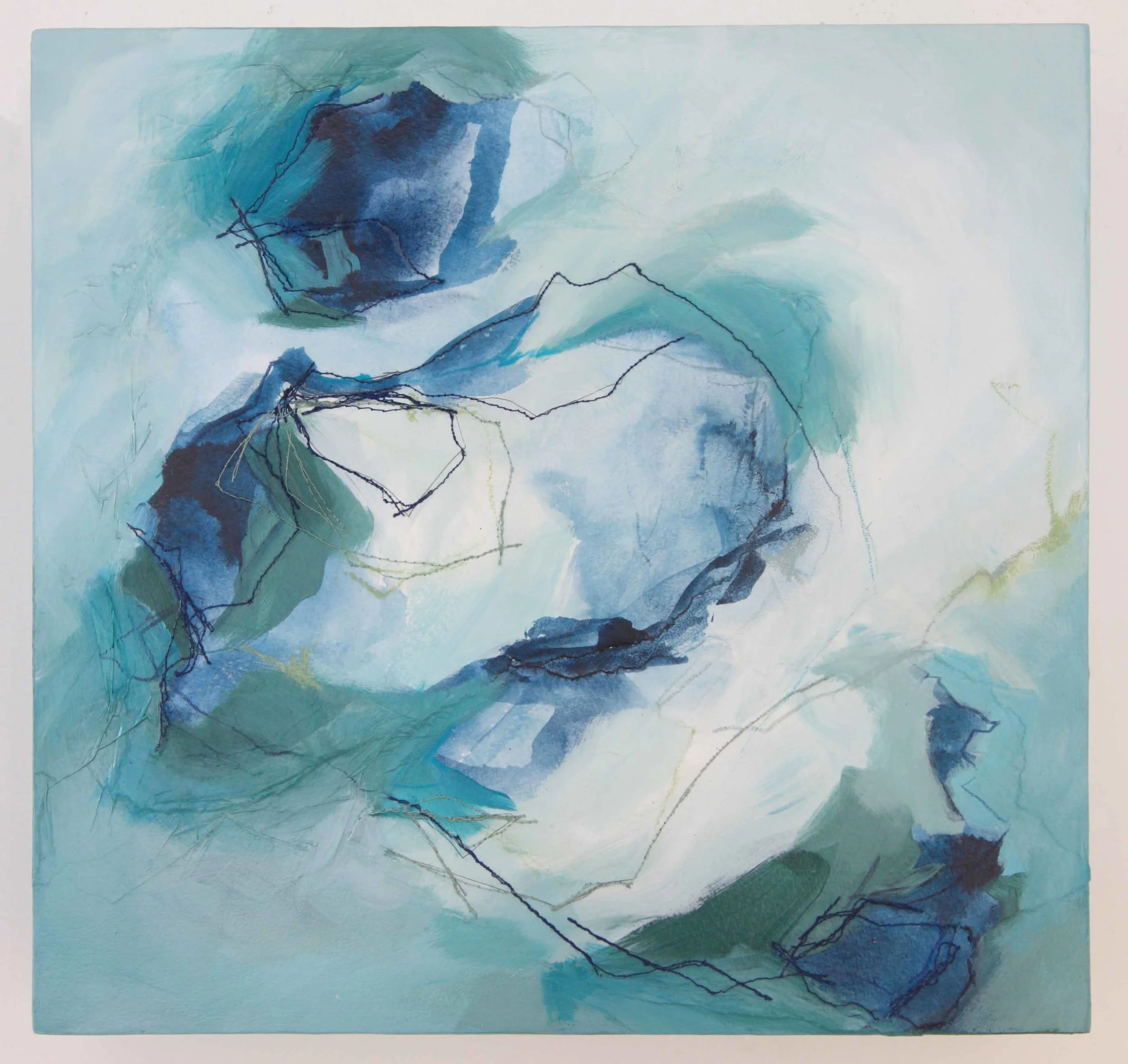 "Swelling 2"  12 x 12 in