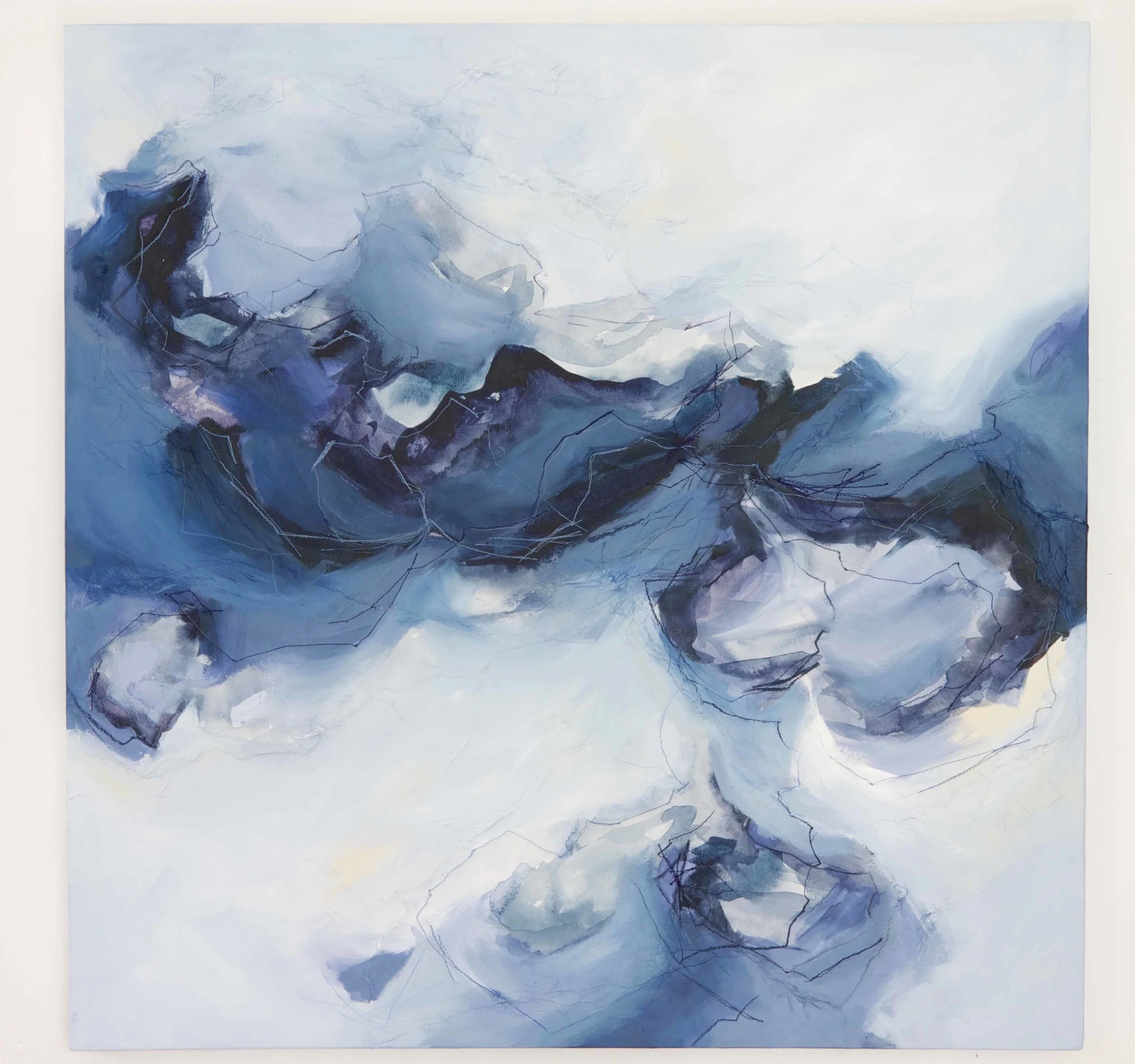 "Deeper"  30 x 30 in