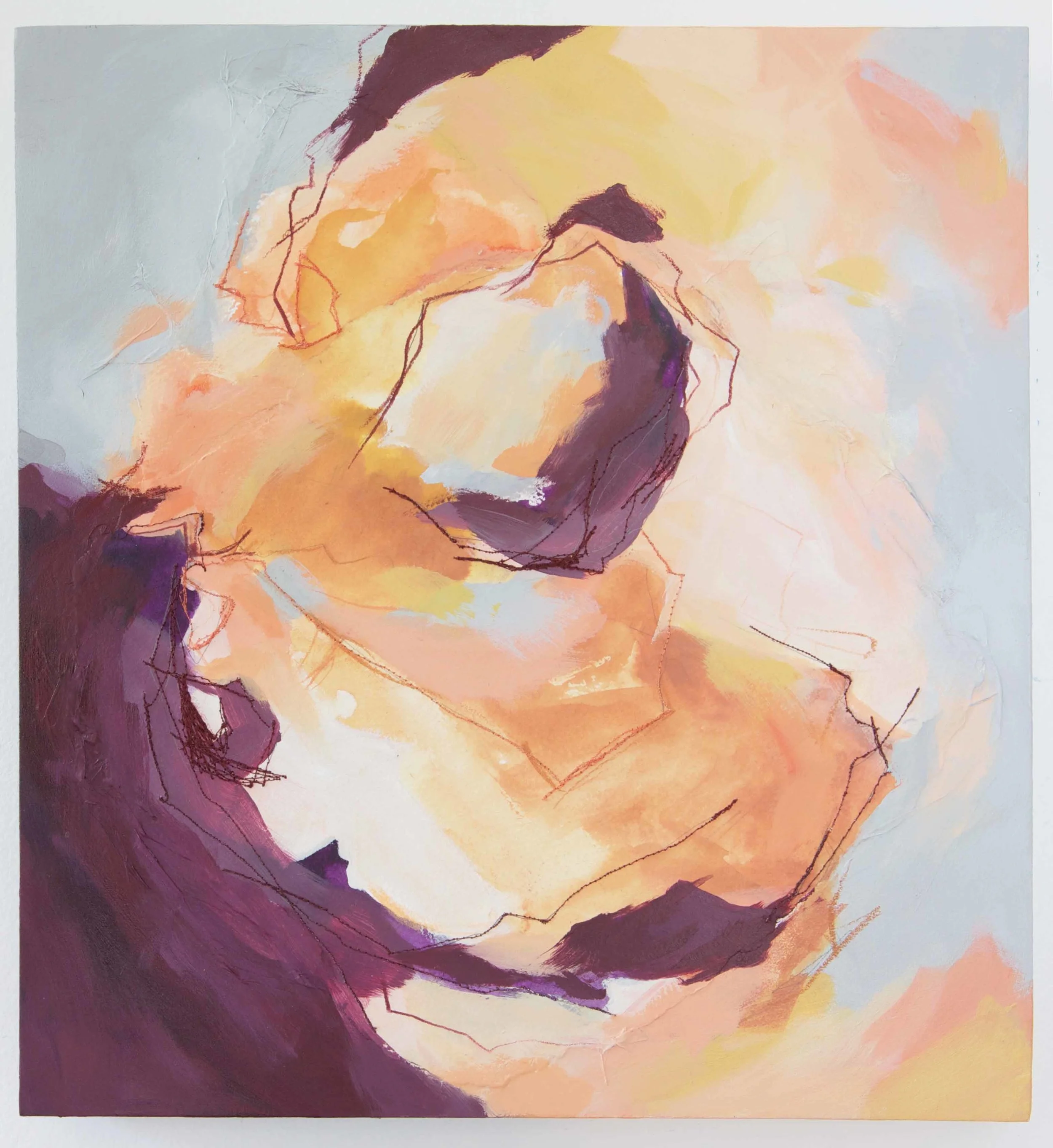 "Bloom 1" 15 x 14 in