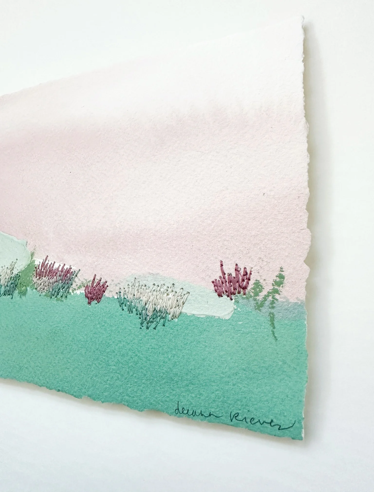 Deeann Rieves- Little Wildflower Landscape Painting-pink horizon 1-3.jpg