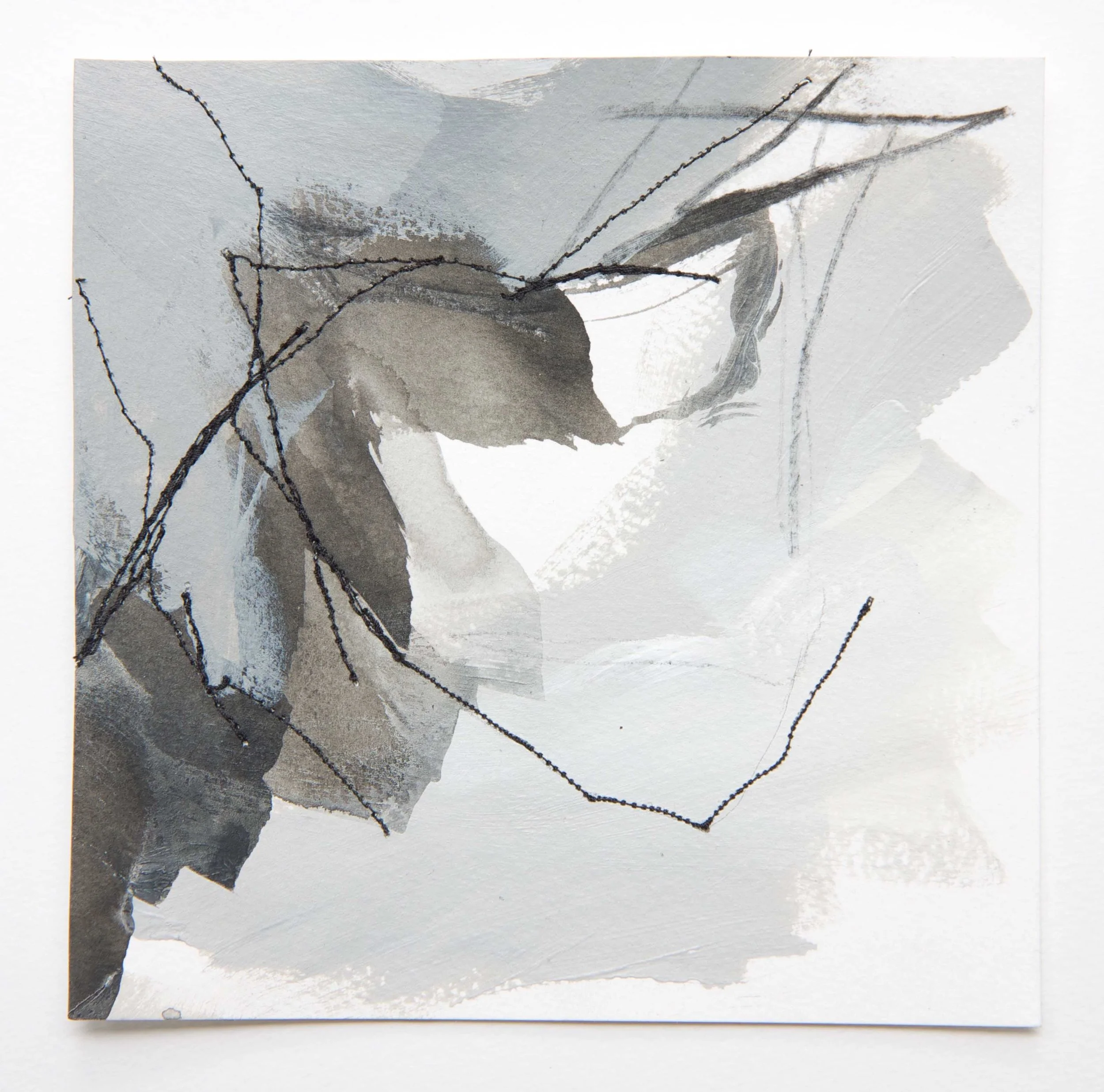 "Fragment 4" 6 x 6 in