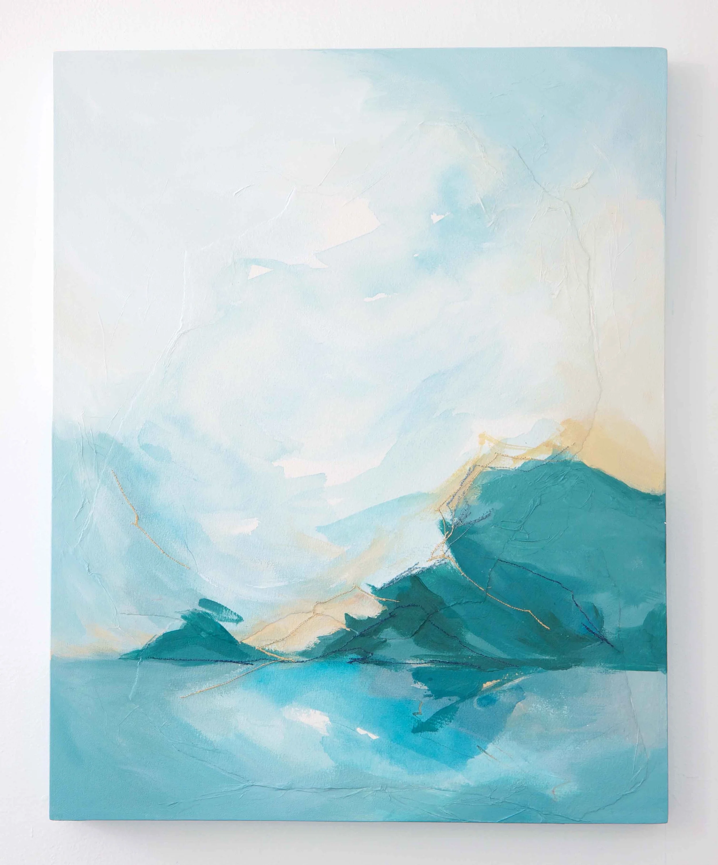 "Learning to Shine Again 2" 20 x 16 inches