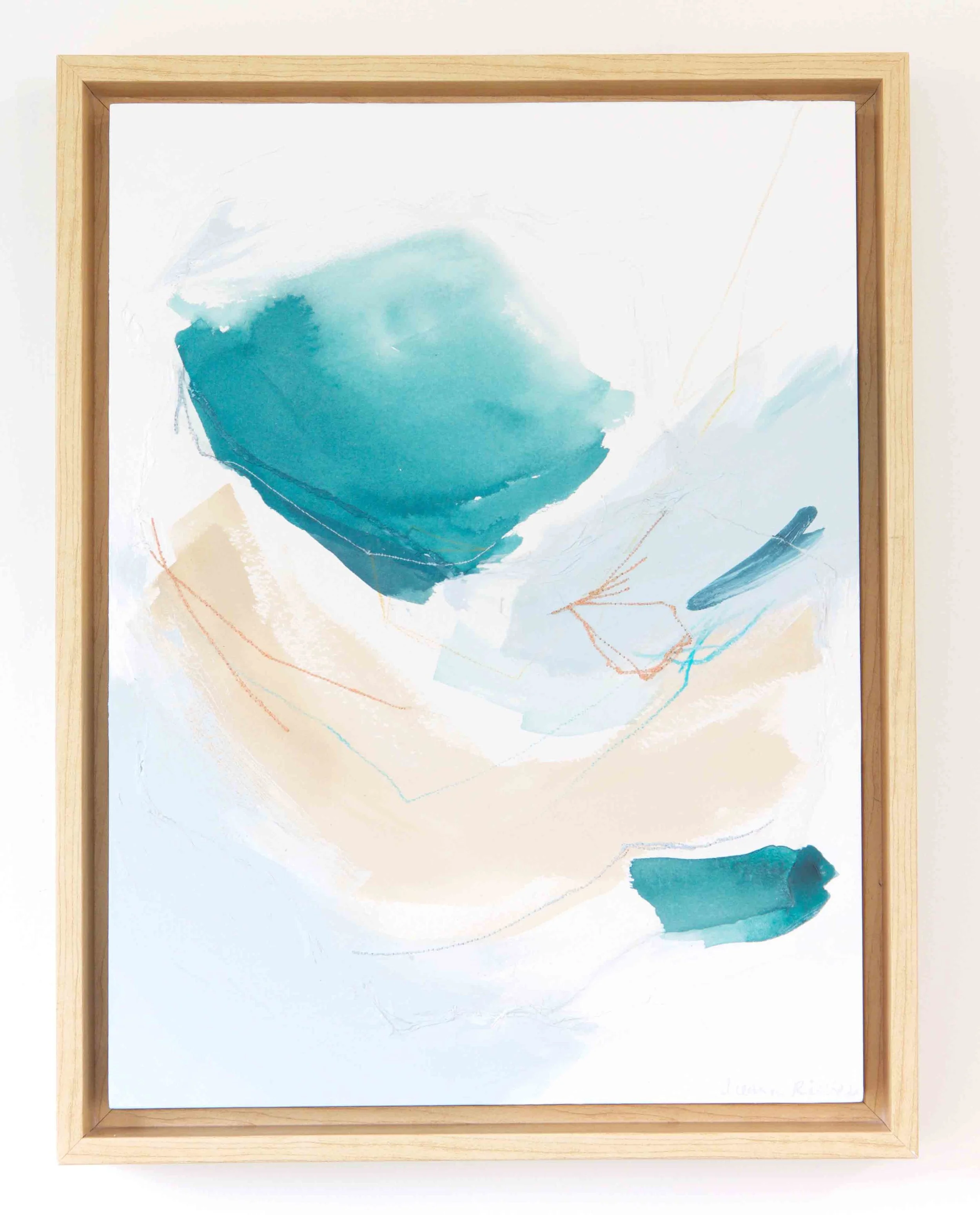 Deeann-Rieves-Aqua-Peach-Soft-Orange-Teal-Abstract-Painting-Framed.jpg