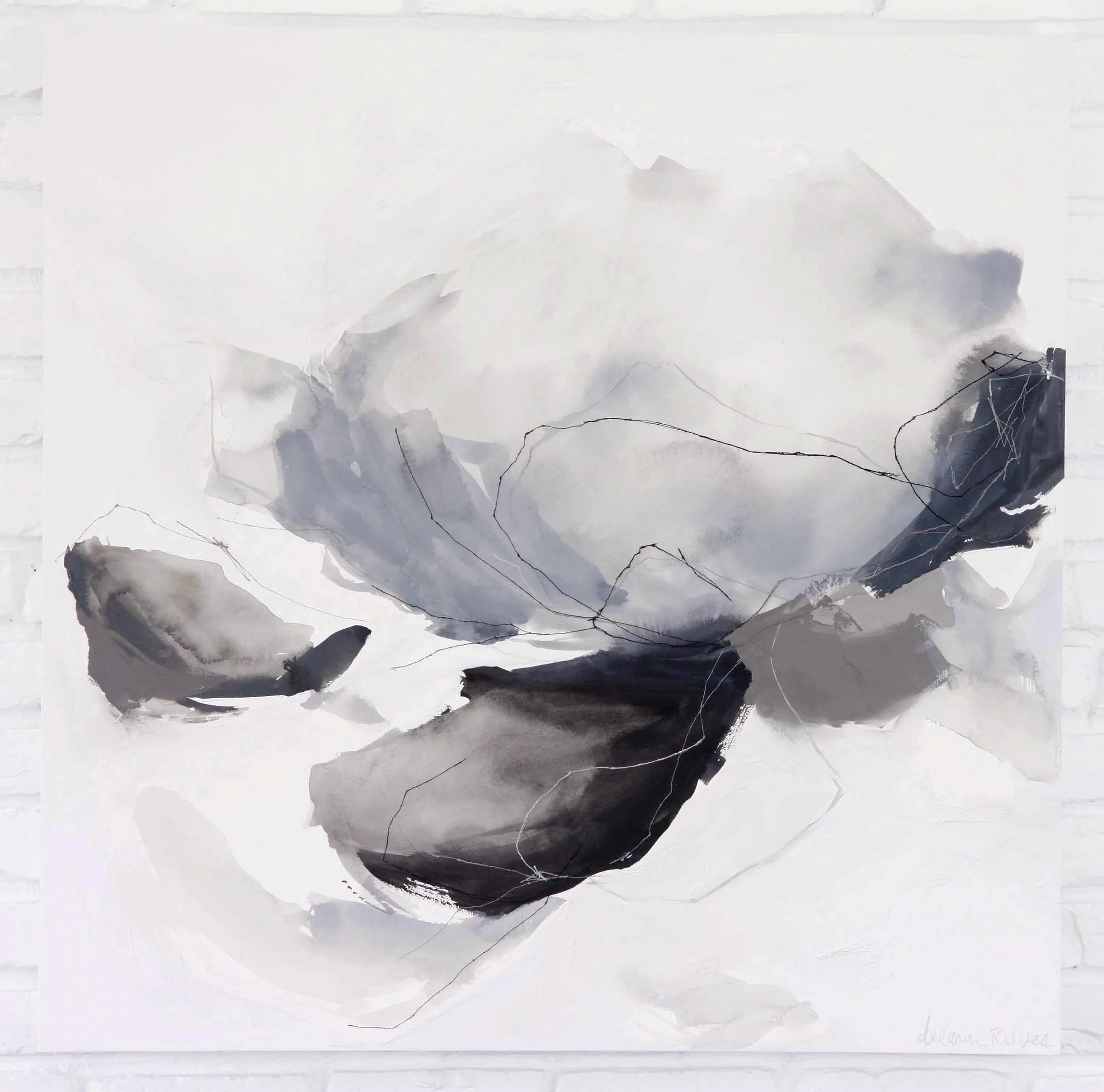 "Suspended" 36 x 36 inches