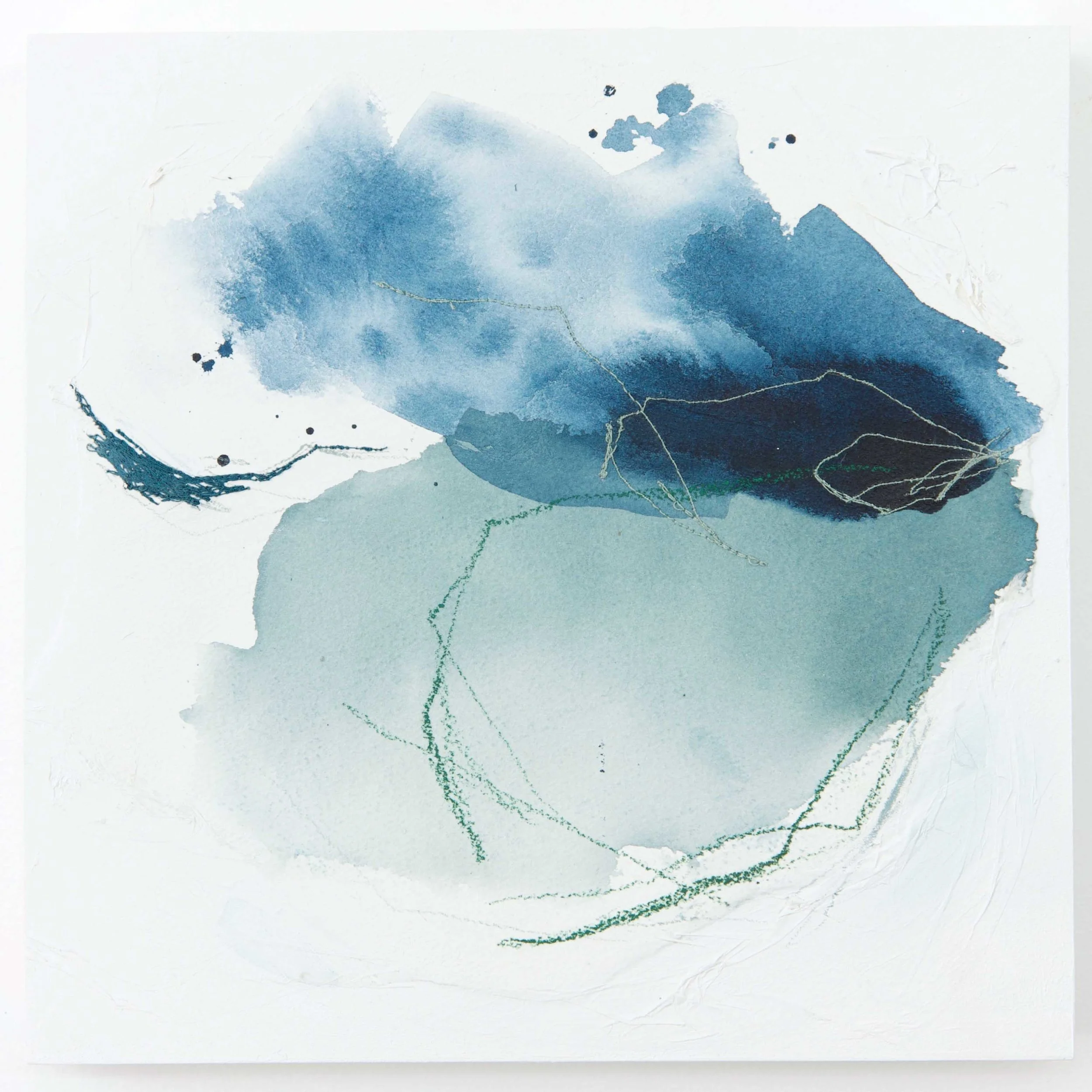 "Blue Jade 2" 10 x 10 in