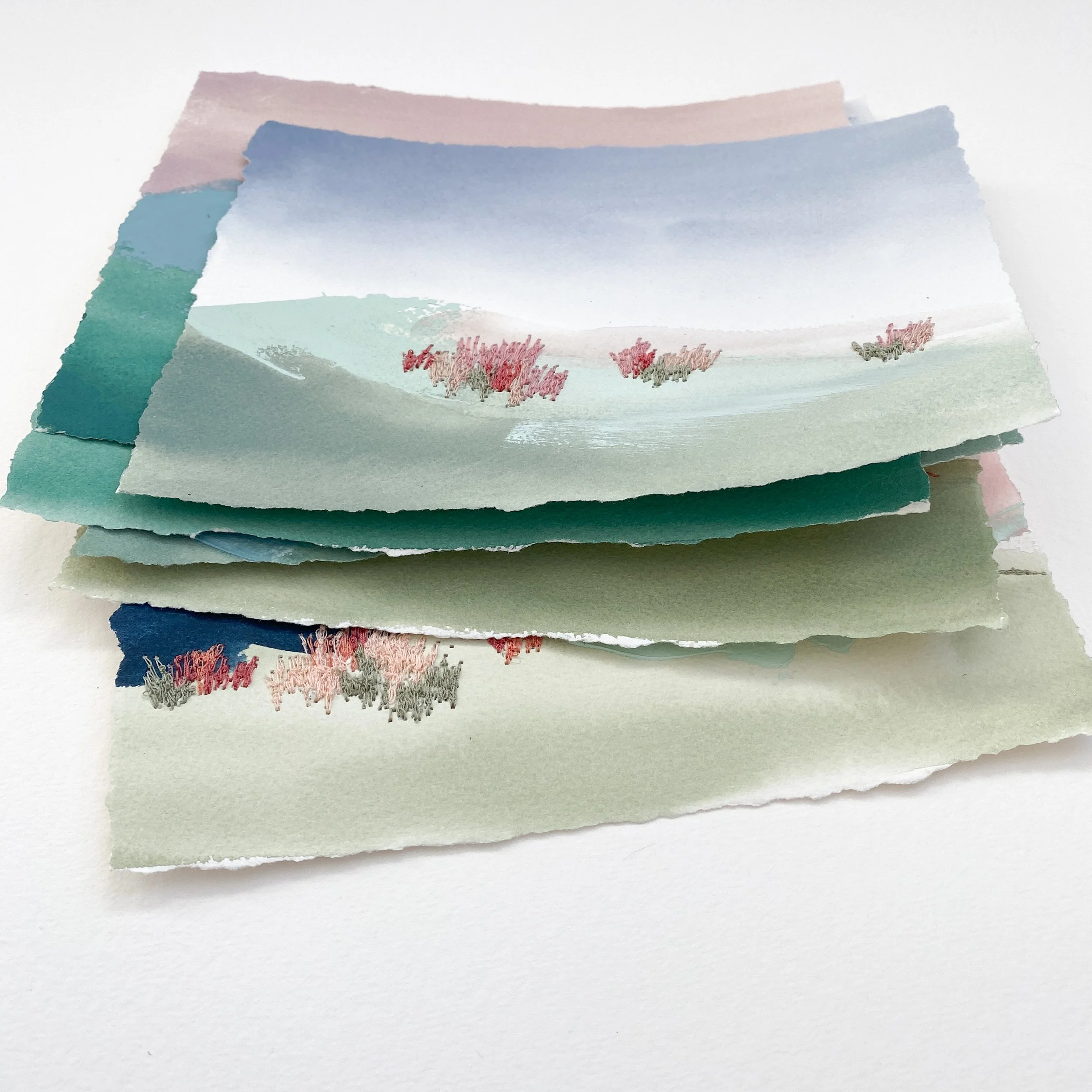 Deeann Rieves Little Wildflowers Mini Paintings 4.JPEG