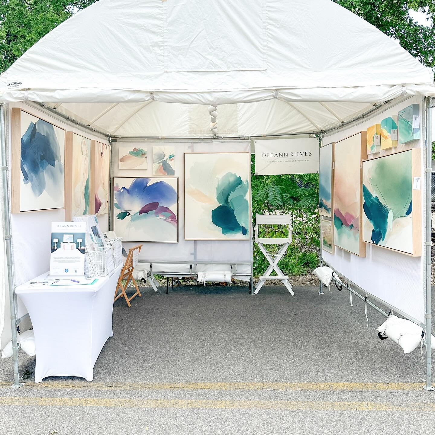 Beautiful weekend in Birmingham AL @magiccityartconnection! 🌞Come out and say hello if you&rsquo;re local and if you&rsquo;re not and you see something you like, just comment or message me for more info. I&rsquo;ve finished a lot of new work lately 