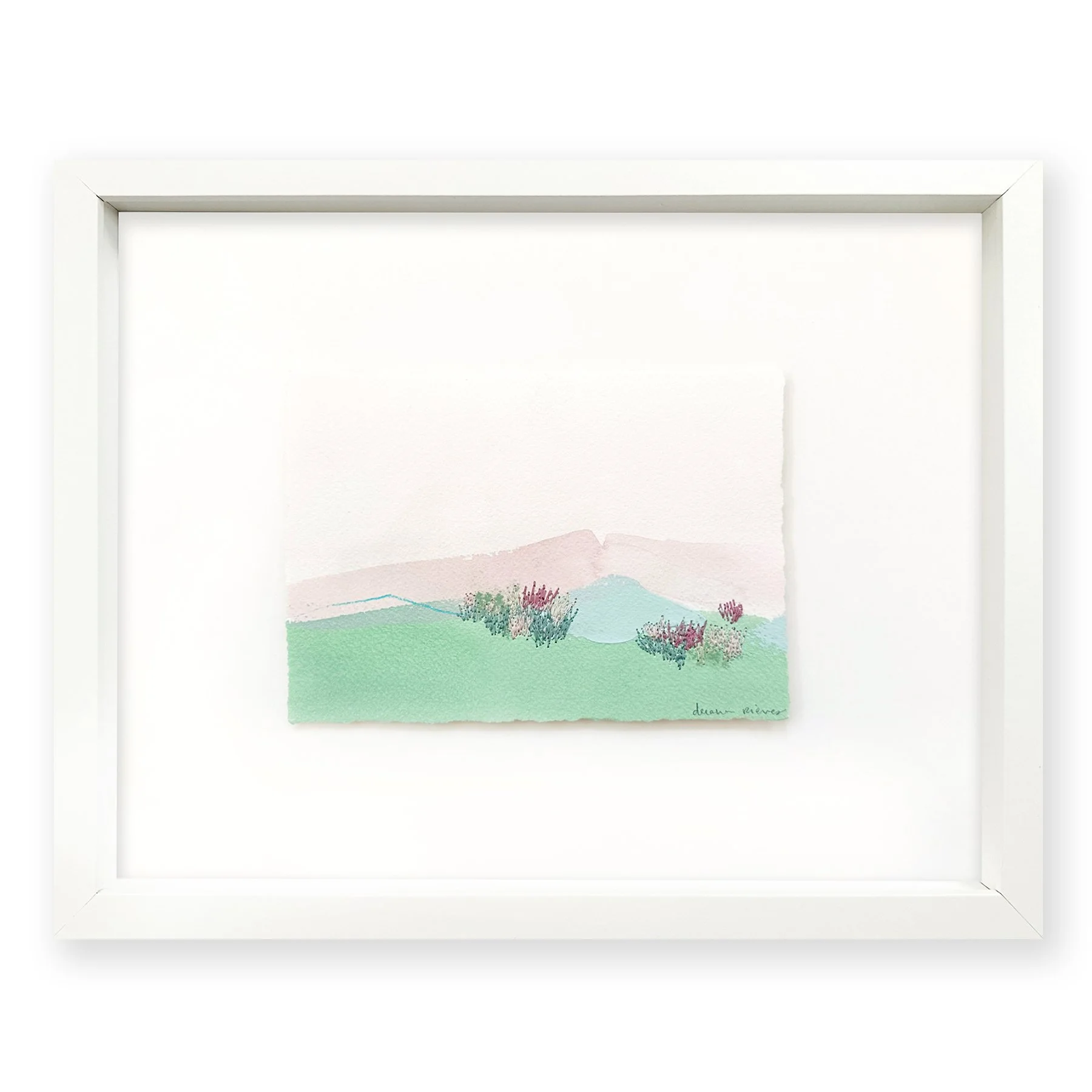 Deeann Rieves- Little Wildflower Landscape Painting-Pink Horizon2.jpg
