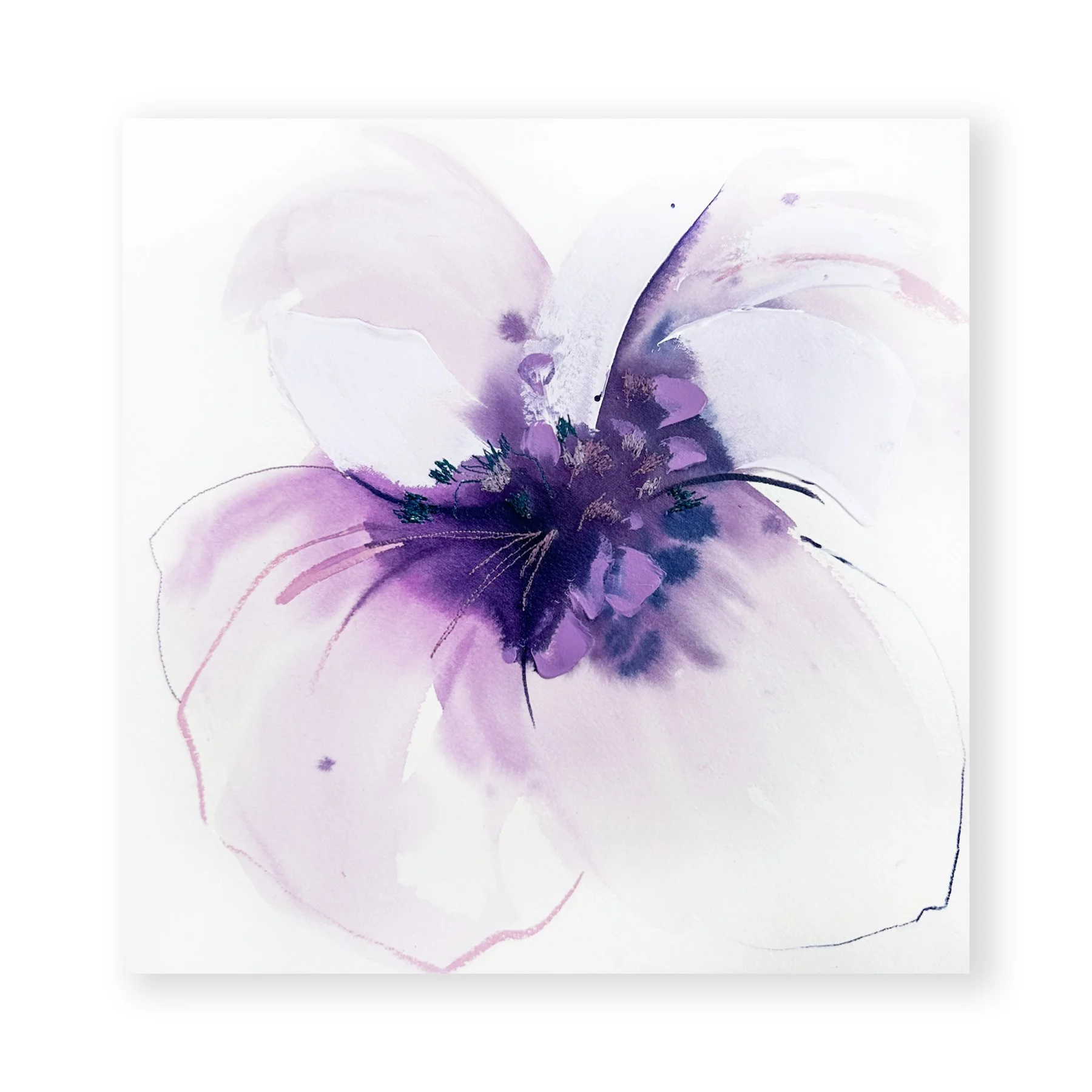 Deeann Rieves- Abstract Floral Painting- Purple Poppy 2.jpg